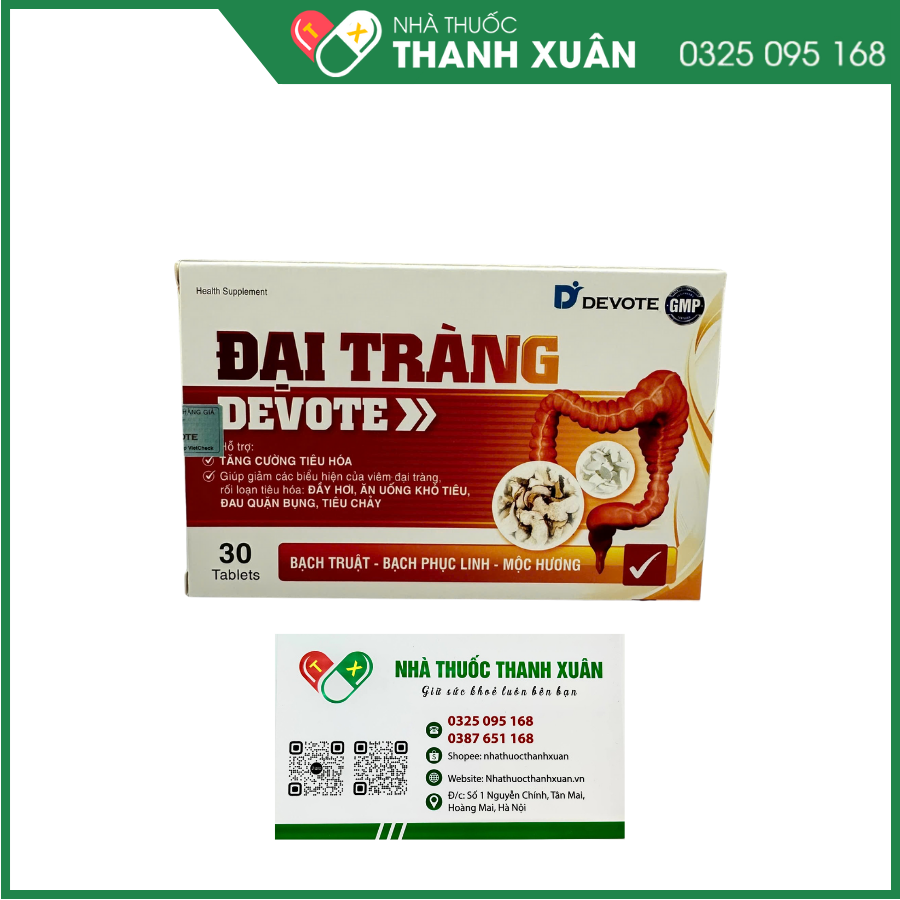 Đại tràng Devote - Hỗ trợ tăng cường tiêu hóa